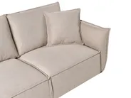 Set da salotto 5 posti KUNES Tessuto Tortora_1013396