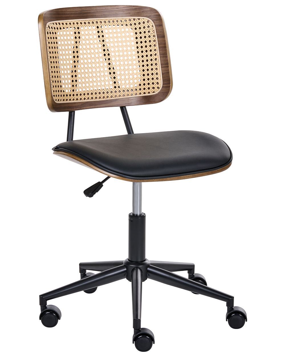 Silla de escritorio ARDO Piel sintética Negro
