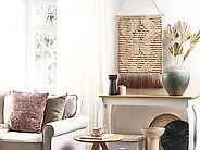 Decorazione da parete in tessuto SABO 75 cm Cotone Beige_1182363