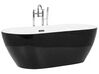 Badewanne freistehend schwarz oval 180 x 80 cm CARRERA_798788