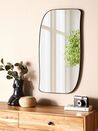 Metal Wall Mirror 37 x 70 cm Black MONTCLUS_892169