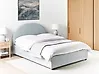 Ottoman Bed VAUCLUSE Chenille Light Blue 140 x 200 cm (EU Double)