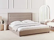 Bed Velvet ROUEN 180 x 200 cm (EU Super King) Taupe_1173810