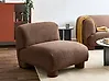 1-Seat Section MJALBI Boucle Brown