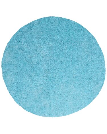 Okrúhly koberec ⌀ 140 cm modrý DEMRE