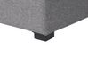 Letto boxspring con contenitore in tessuto grigio 180 x 200 cm SENATOR_705899
