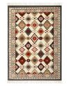 Színes kilim gyapjúszőnyeg 140 x 200 cm GHUKASAVAN_859060