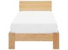 Dřevěná postel 90 x 200 cm světlé dřevo ROYAN_759929