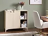 2 Door Sideboard ARDURA Metal Beige