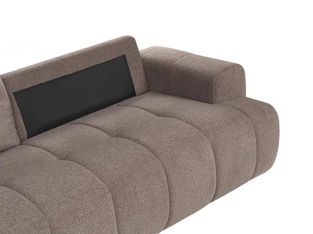 Sofa 3 Seater NARILLA Boucle Taupe_1161476