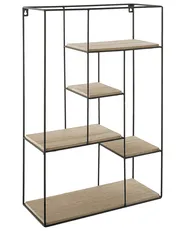 Étagère murale LAUREL Noir_716199