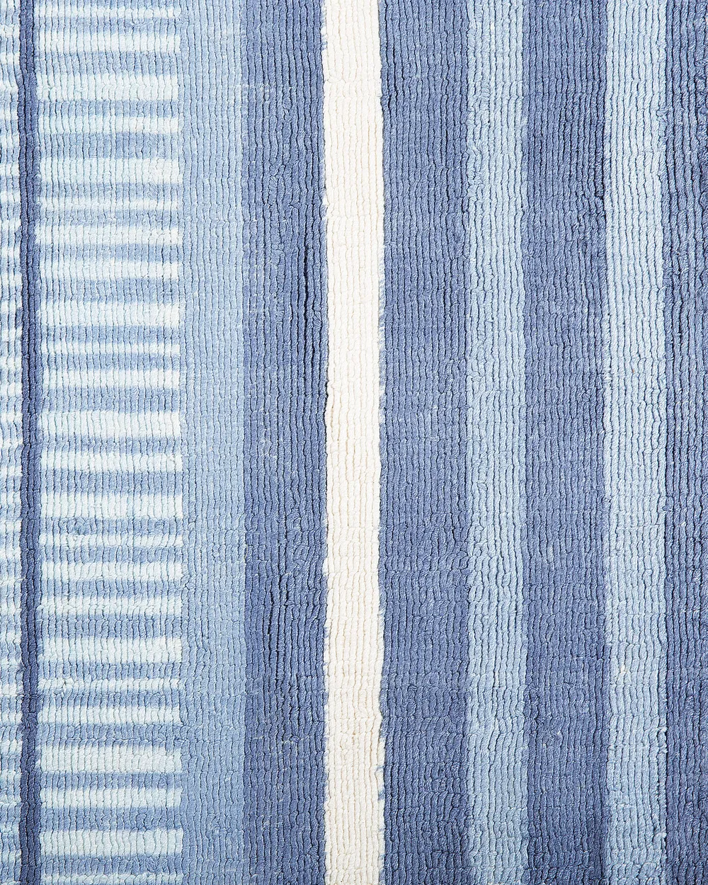 Tappeto YARDERE Azzurro 80 x 150 cm Viscosa_751211