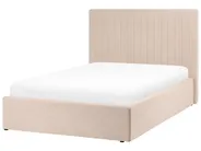 Letto contenitore VION Bouclé Beige 120 x 200 cm_1062905