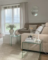 Wall Mirror FALAISE 50 cm 70 cm Silver_892217