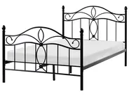 Łóżko Metal ANTLIA 120 x 200 cm Czarny_1026531