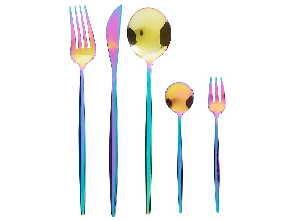 Set de 30 couverts RIGATONI Multicolore