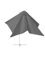 Parasol ogrodowy na wysięgniku 250 cm MONZA Ciemnoszary_699825