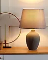 Table Lamp FERGUS Ceramic Grey