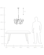 Chandelier YAMETHIN Metal Silver_1053860