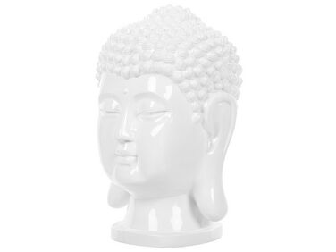 Koriste Buddha polyhartsi valkoinen 41 cm BUDDHA