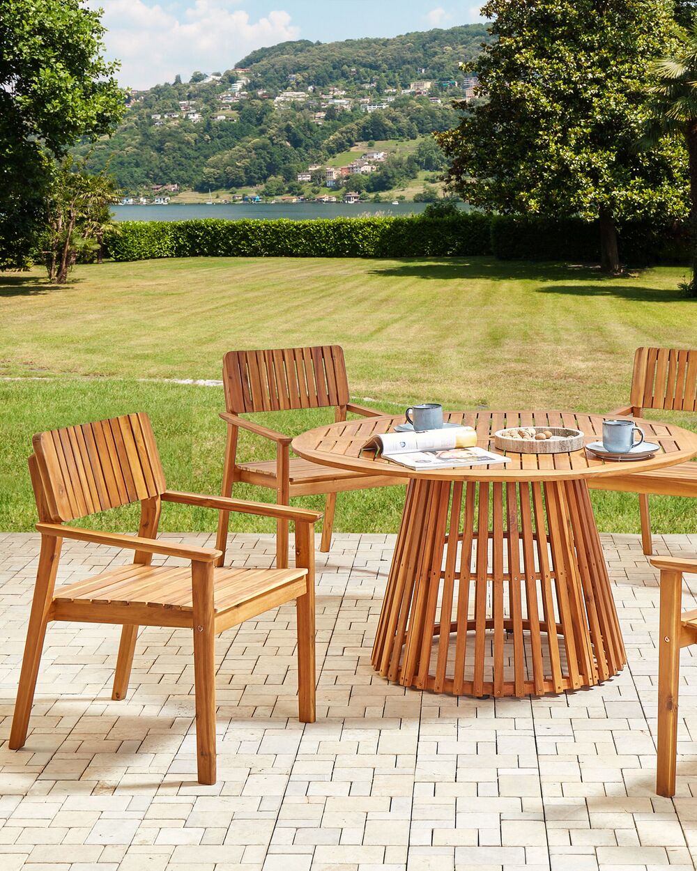 Acacia wood table outdoor discount