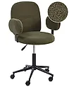 Desk Chair MORAGA Boucle Dark Green
