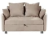 Sofa Bed 2 Seater HOVIN Fabric Taupe