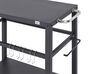 Metal Garden Serving Trolley Black STALETTI_931763