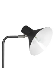 Floor Lamp RIMAVA Adjustable Metal Black_851224