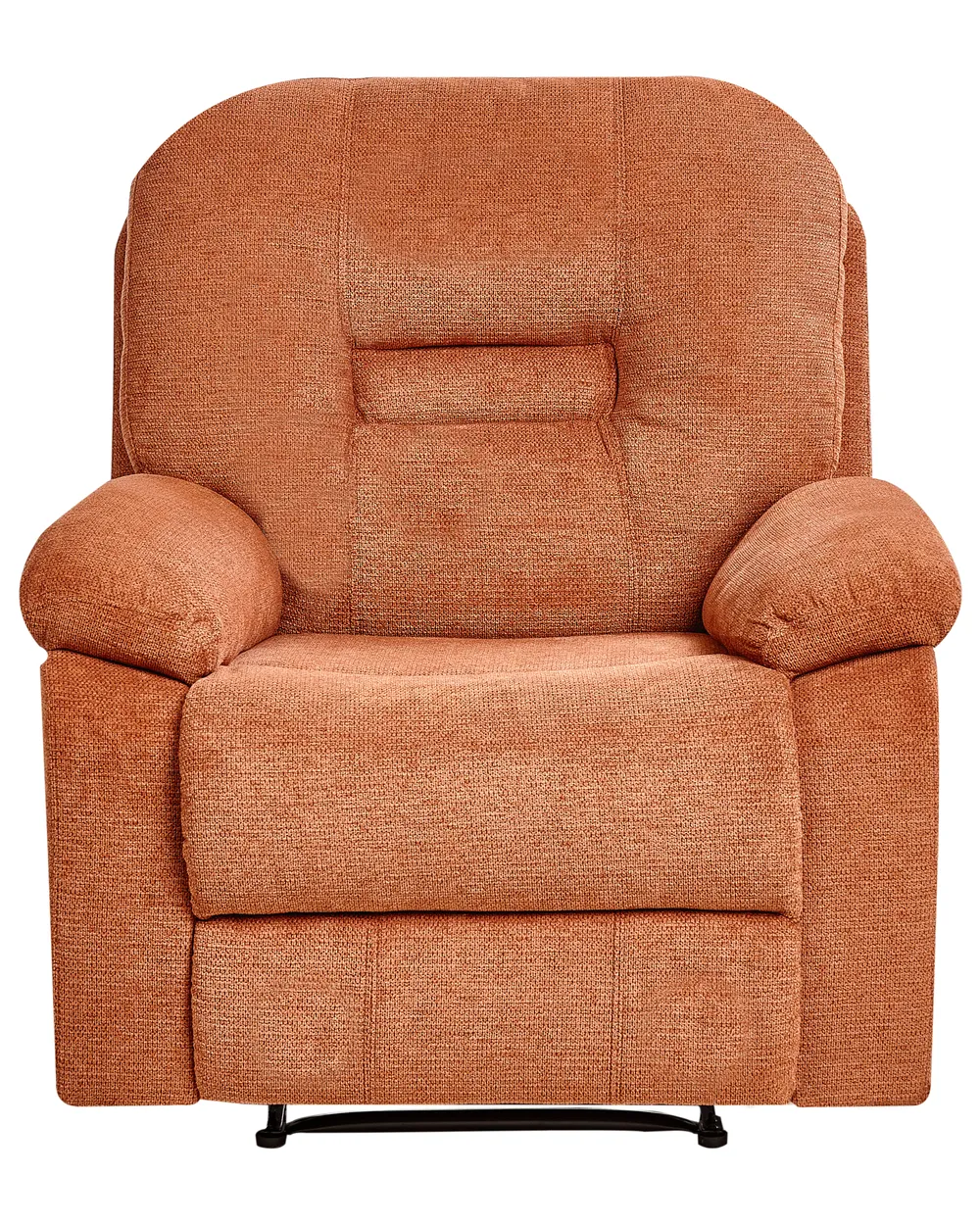 Recliner Chair BERGEN with Footrest Fabric Orange_944208