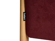 Puf ze schowkiem EDLAND 45 cm Burgundowy_1038214