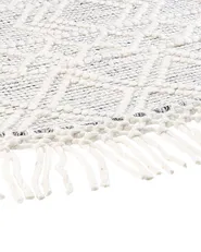 Rug BULDAN Grey ø 140 cm Wool_856537