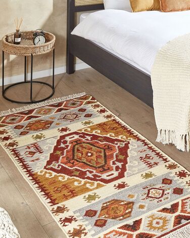 Wool Kilim Area Rug 80 x 150 cm Multicolour PROSHYAN