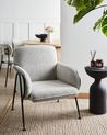 Fauteuil TRYSNES Stof Zwart/wit
