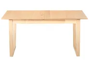 Extending Dining Table CAMDEN Light Ash Wood 160/200 cm 95 cm_992727