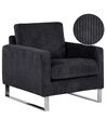 Jumbo Cord Armchair Black VIND_791758