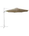 Parasol ogrodowy na wysięgniku 300 cm SAVONA Ciemnobeżowy