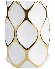 Wazon na kwiaty AVILA 36 cm Kamionka Biały_723138