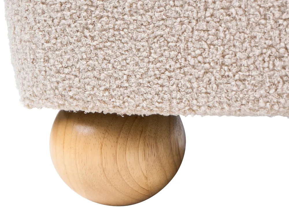 Divano 2 posti RATTVIK Bouclé Beige_1066791
