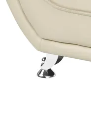 Armchair LEIRA Faux Leather Beige_1058688