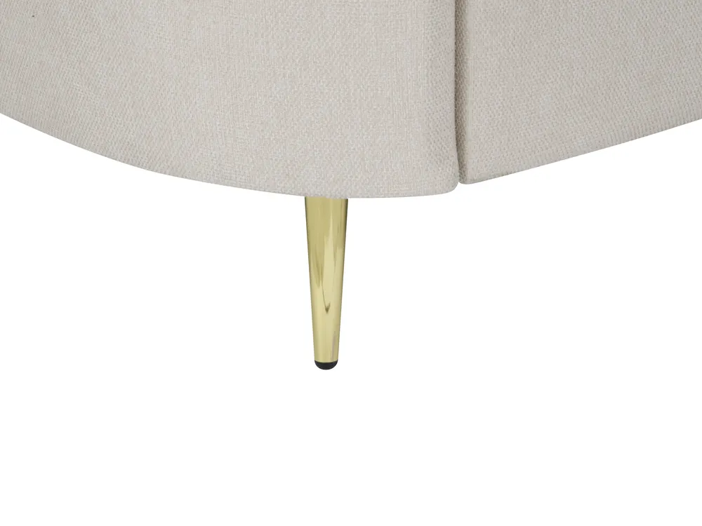 Living Room Set 6 Seater TROSA Fabric Light Beige_910978
