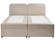 Divano letto con contenitore CHANCELLOR Tessuto Tortora 180 x 200 cm_1062816