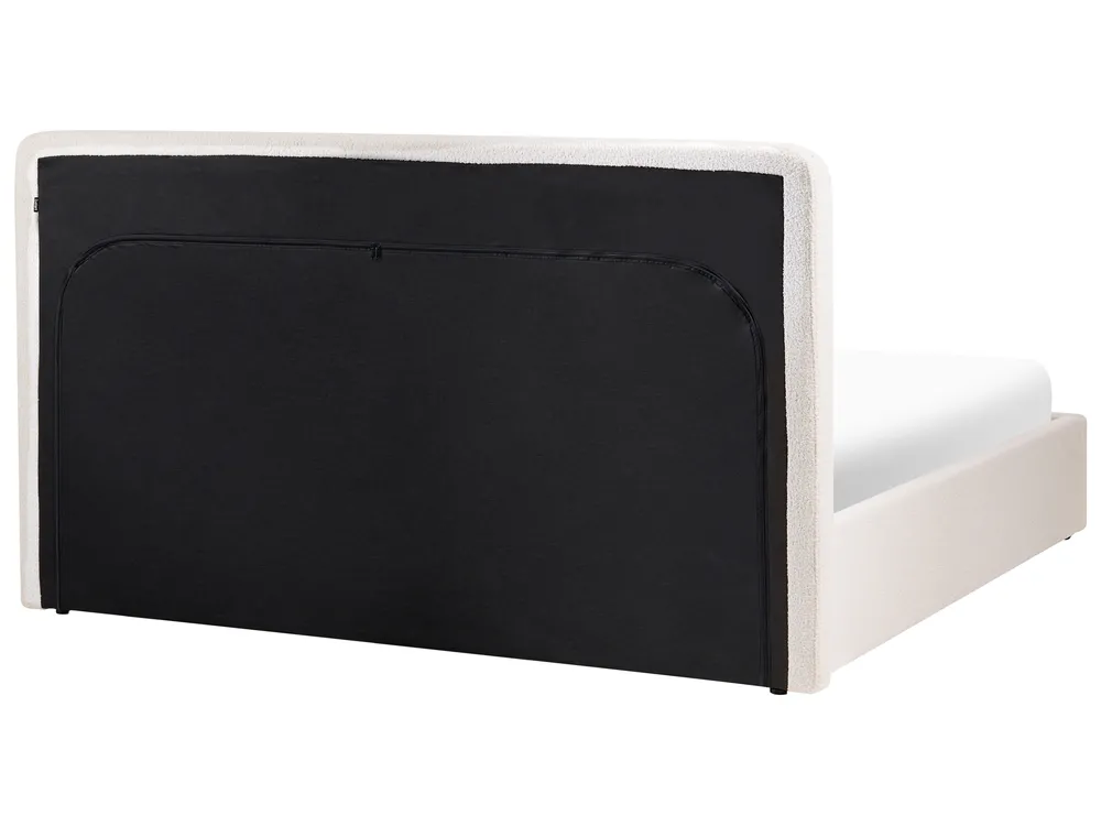 Ottoman Bed BRENON Boucle Off-White 180 x 200 cm (EU Super King)_1055956