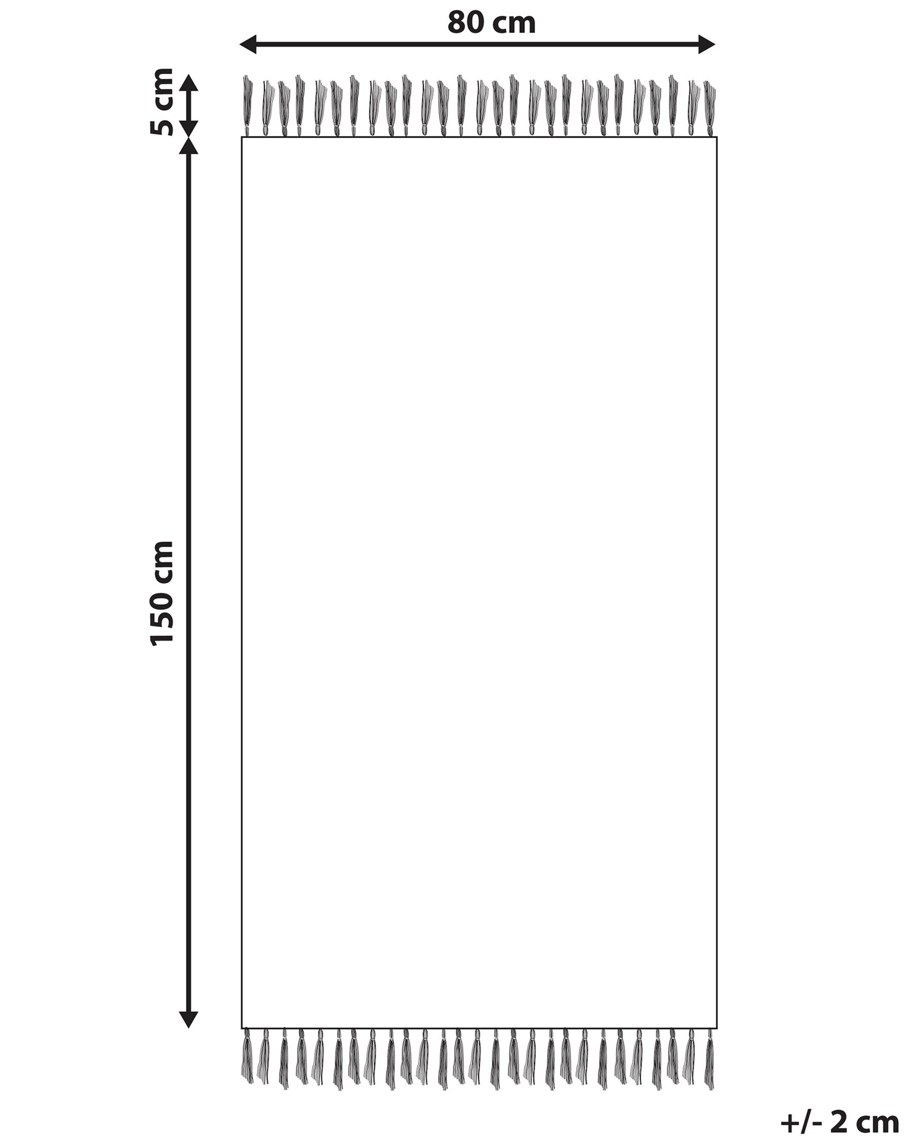 Jute Area Rug 80 x 150 cm Beige and Light Blue MIRZA_847302 Jute Area Rug 80 x 150 cm Beige and Light Blue MIRZA_847302