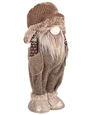 Set of 2 Christmas Decorations PAROLA 39/54 cm Gnome Brown_1174978
