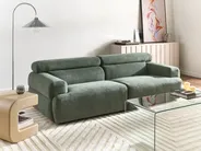 Sofa 3 Seater HOVDEN Fabric Green_1100169