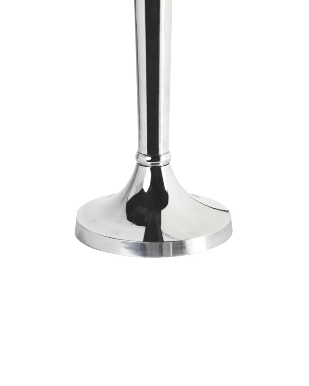 Candle Holder SANAFA 41 cm Metal Silver_765637