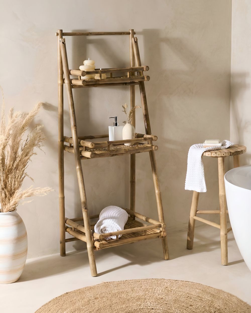 Shelving Unit EPUYEN Bamboo Natural