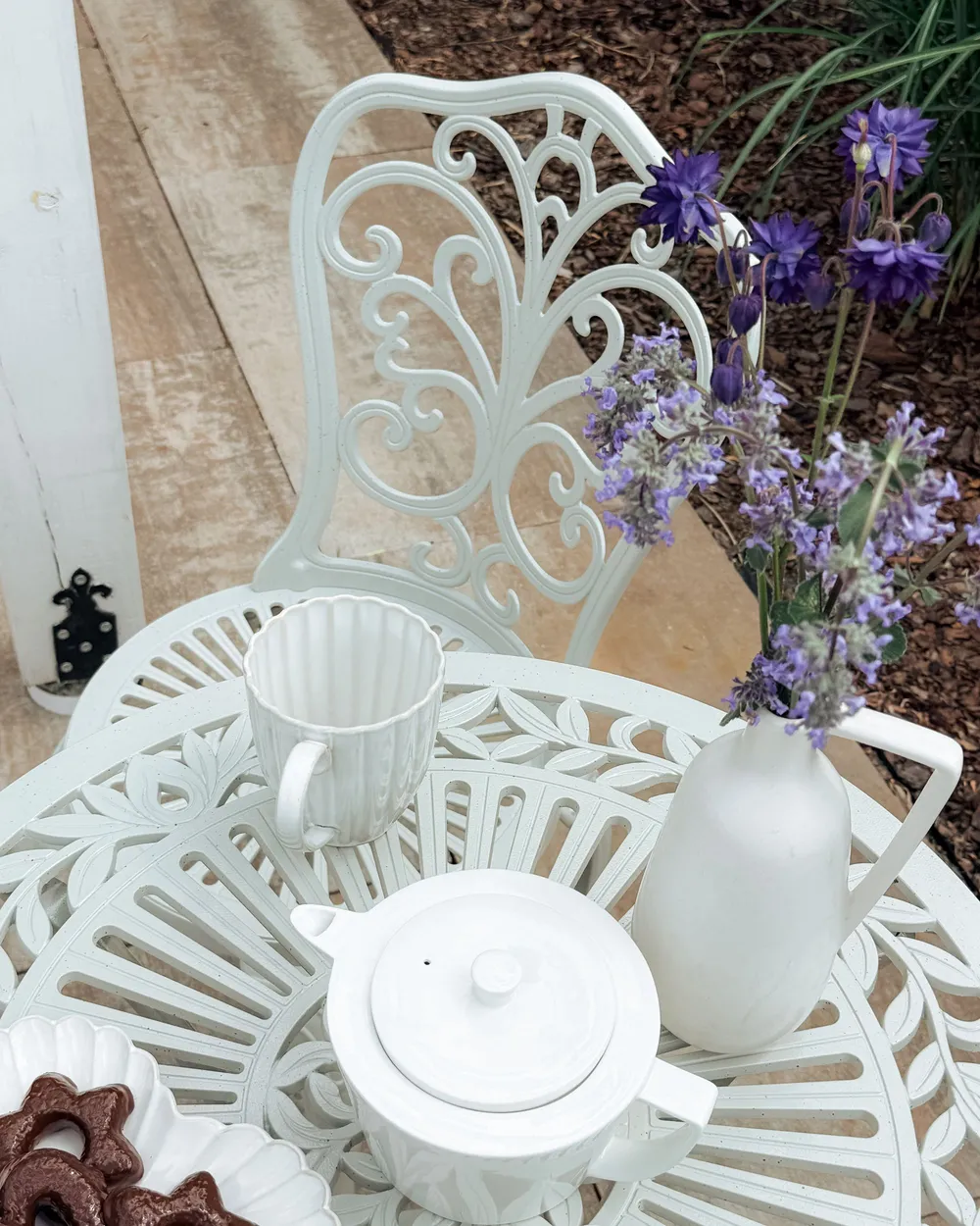 Bistro Set TRIORA/DASCIO Metal Off-White_1093261