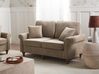 Sofa 2 Seater GINNERUP Fabric Brown